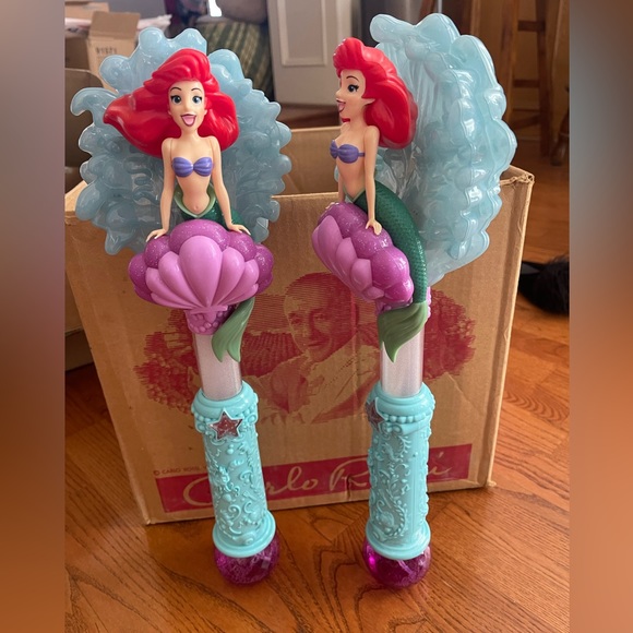 Disney Other - Two Disneyland parks Ariel bubble wand